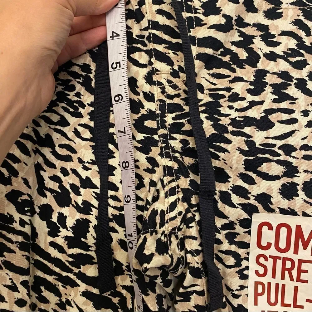 L.E.I. Animal cheetah print Stretch Pull-On Jeggings pants women’s M NEW - Picture 6 of 10